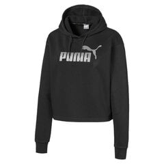 Джемпер женский Puma ESS Cropped Hoody TR W 582411 01, черный цена и информация | Женские толстовки | pigu.lt