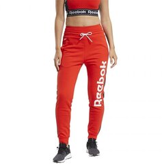 Sportinės kelnės moterims Reebok TE Liner Logo French Terry W FU2258, raudonos kaina ir informacija | Sportinė apranga moterims | pigu.lt