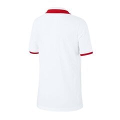Спортивная футболка Nike Poland Breathe Home 20 21 Jr CD1050 100 цена и информация | Рубашки для мальчиков | pigu.lt