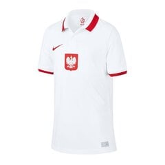 Sportiniai marškinėliai Nike Poland Breathe Home 20 21 Jr CD1050 100 kaina ir informacija | Marškinėliai berniukams | pigu.lt