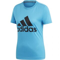 Sportiniai marškinėliai moterims, Adidas W Must Haves BOS TEE DZ0015 šviesiai mėlyna цена и информация | Спортивная одежда для женщин | pigu.lt