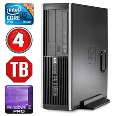HP 8100 Elite SFF i5-650 4GB 1TB DVD WIN10Pro цена и информация | Stacionarūs kompiuteriai | pigu.lt