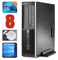 HP 8100 Elite SFF i5-650 8GB 250GB DVD WIN10 [refurbished] цена и информация | Stacionarūs kompiuteriai | pigu.lt