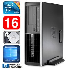 HP 8100 Elite SFF i5-650 16GB 250GB DVD WIN10 kaina ir informacija | Stacionarūs kompiuteriai | pigu.lt