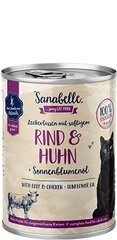 Sanabele консервы для взрослых кошек с говядиной и курицей 400г цена и информация | Консервы для кошек | pigu.lt