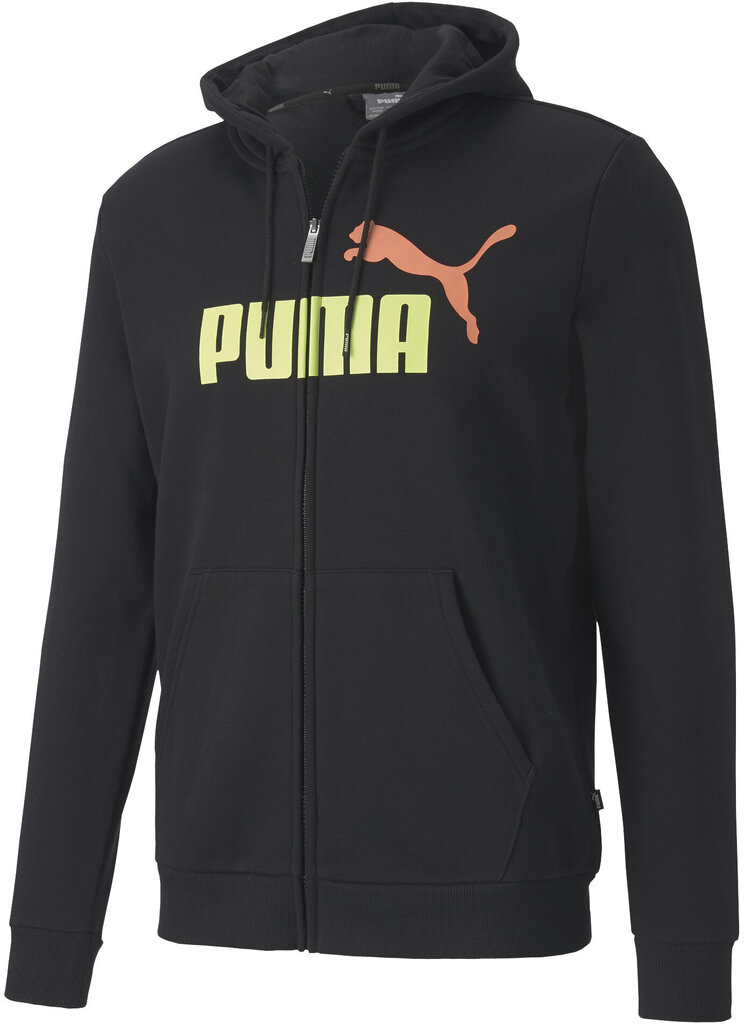 Džemperis vyrams Puma Ess 2 Col FZ Hood, juodas kaina ir informacija | Džemperiai vyrams | pigu.lt