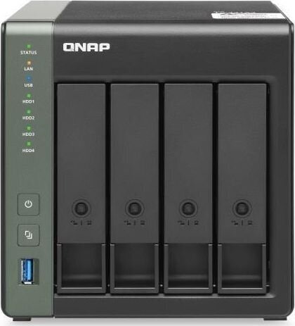 Qnap TS-431X3-4G цена и информация | Išoriniai kietieji diskai (SSD, HDD) | pigu.lt