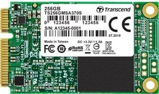 Transcend TS256GMSA370S цена и информация | Внутренние жёсткие диски (HDD, SSD, Hybrid) | pigu.lt