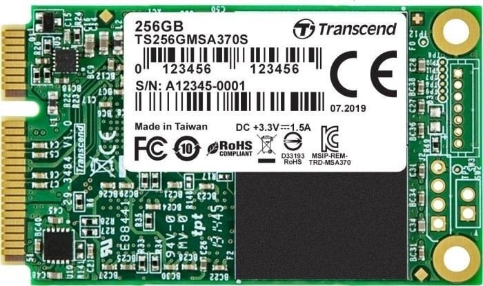 Transcend TS256GMSA370S kaina ir informacija | Vidiniai kietieji diskai (HDD, SSD, Hybrid) | pigu.lt