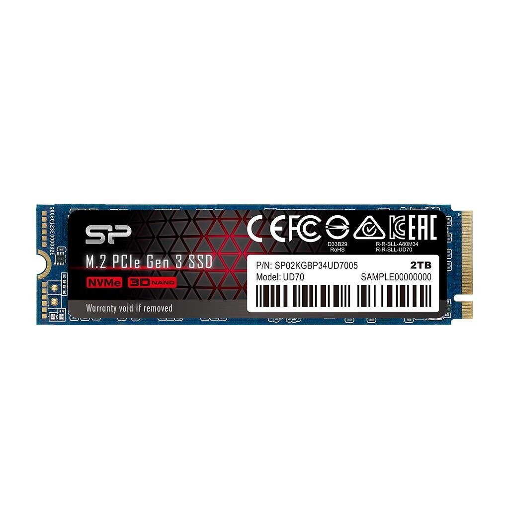 Silicon Power SP02KGBP34UD7005                kaina ir informacija | Vidiniai kietieji diskai (HDD, SSD, Hybrid) | pigu.lt