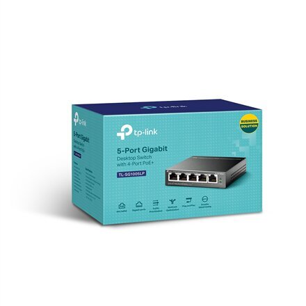 Tp-Link TL-SG1005LP цена и информация | Komutatoriai (Switch) | pigu.lt