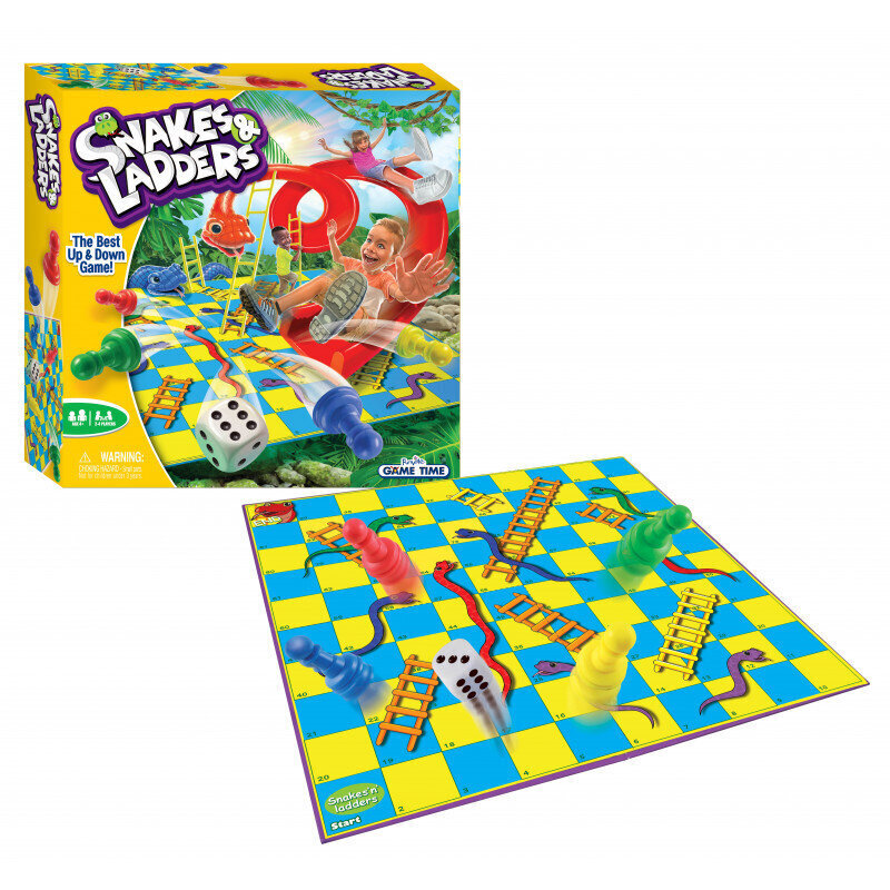 Žaidimas Funville Games Snakes & Ladders, 61151 цена и информация | Stalo žaidimai, galvosūkiai | pigu.lt