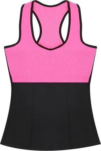 Moteriški sportiniai marškinėliai HMS KLD317, juodi/rožiniai kaina ir informacija | Marškinėliai moterims | pigu.lt