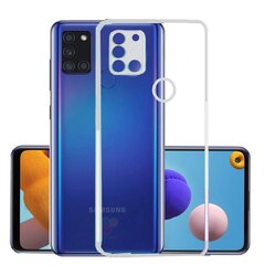 Mocco Ultra Back Case 1 mm Silicone Case for Samsung Galaxy A21 Transparent kaina ir informacija | Telefono dėklai | pigu.lt