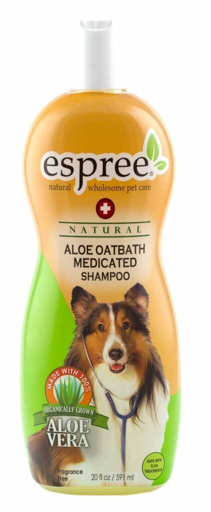 Espree Aloe oatbath medicated terapinis šampūnas, 354 ml цена и информация | Kosmetinės priemonės gyvūnams | pigu.lt