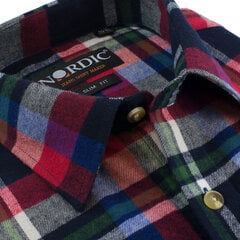 Vyriški marškiniai Nordic, liemenuotas siluetas - Ilgomis rankovėmis kaina ir informacija | Vyriški marškiniai | pigu.lt
