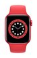 Išmanusis laikrodis Apple Watch 6 GPS, 40mm Red Aluminium Case with Red Sport Band kaina