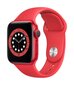 Apple Watch Series 6 40mm Red Aluminum/Red Sport Band kaina ir informacija | Išmanieji laikrodžiai (smartwatch) | pigu.lt