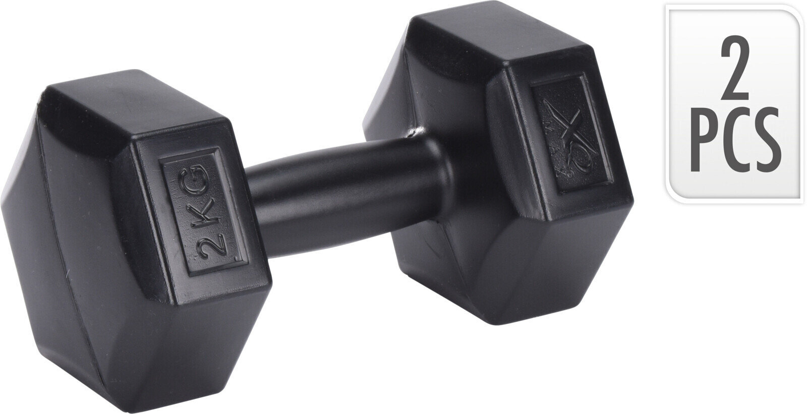 Svarmenys XQ Max 2x2kg, juodi цена и информация | Svoriai, svarmenys, štangos | pigu.lt