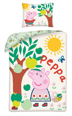 Vaikiškas patalynės komplektas Peppa, 140x200, 2 dalių kaina ir informacija | Patalynė kūdikiams, vaikams | pigu.lt