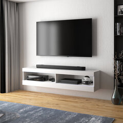 ТВ столик Selsey Viansola, 100 см, белый цена и информация |  Тумбы под телевизор | pigu.lt
