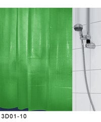 Высококачественный EVA 3D голографический занавес для ванны "Benedomo с цветами" цена и информация | Набор акскссуаров для ванной | pigu.lt