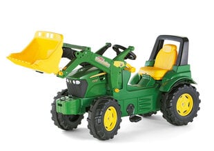 Педальный трактор с съемным ковшом Rolly Toys rollyFarmtrac John Deere 7930 цена и информация | Игрушки для мальчиков | pigu.lt