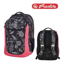 Herlitz Mokyklinis krepšys be.bag be.active, 27 l / Mystic flowers kaina ir informacija | Kuprinės mokyklai, sportiniai maišeliai | pigu.lt