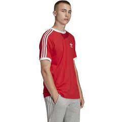 Sportiniai marškinėliai vyrams Adidas 3 Stripes M FM3770, raudoni kaina ir informacija | Sportinė apranga vyrams | pigu.lt