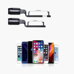 RoGer 2in1 Selfie Stick + Tripod Telescopic Stand with Bluetooth Remote Control, White kaina ir informacija | Asmenukių lazdos (selfie sticks) | pigu.lt