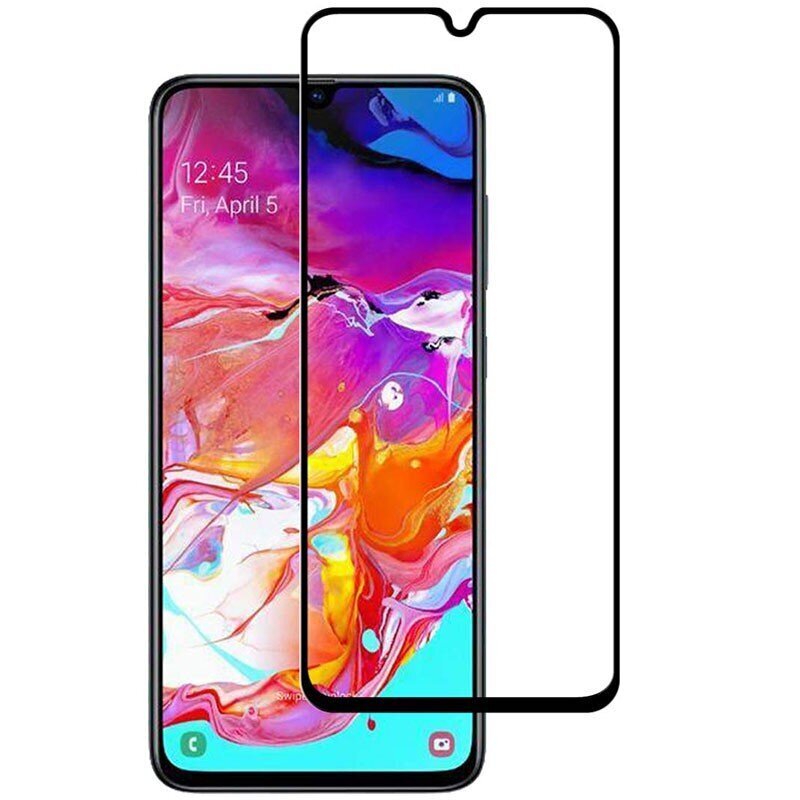 Grūdinto stiklo ekrano apsauga skirta SAMSUNG GALAXY A01/A015, FULL GLUE, FULL COVER, SOUNDBERRY. kaina ir informacija | Apsauginės plėvelės telefonams | pigu.lt