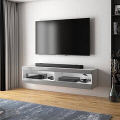 TV staliukas Selsey Viansola, 100 cm, baltas/pilkas kaina ir informacija | TV staliukai | pigu.lt