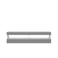 ТВ столик Selsey Viansola, 100 см, белый/серый