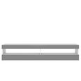 ТВ столик Selsey Viansola, 140 см, белый/серый