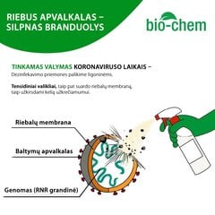 Очиститель поверхностей двойного действия Bio-Chem Viral Cleaner 300, 1 л цена и информация | Очистители | pigu.lt