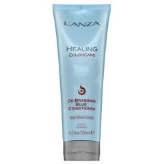 L'ANZA Healing ColorCare De-Brassing Blue kondicionierius tamsintas kondicionierius rudiems atspalviams 250 ml kaina ir informacija | Balzamai, kondicionieriai | pigu.lt