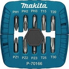 Sukimo antgalių komplektas Makita P-70166, 10 vnt. kaina ir informacija | Suktuvai, gręžtuvai | pigu.lt