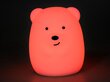 Silikoninė naktinė lempa - meškiukas Nite Pets kaina ir informacija | Saugos varteliai, apsaugos | pigu.lt