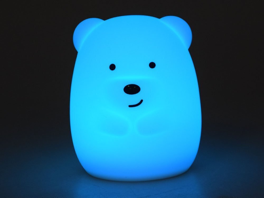 Silikoninė naktinė lempa - meškiukas Nite Pets kaina ir informacija | Saugos varteliai, apsaugos | pigu.lt