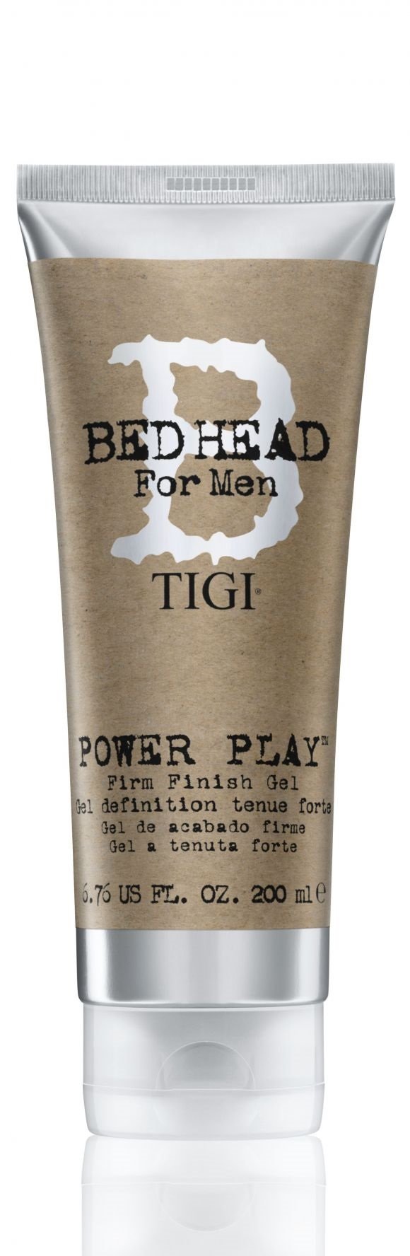 Stiprus plaukų gelis vyrams Tigi Bed Head B for Men Power Play 200 ml