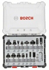 Frezos antgalių rinkinys Bosch kaina ir informacija | Mechaniniai įrankiai | pigu.lt