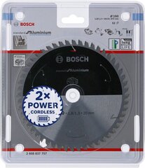 Diskinio pjūklo diskas aliuminiui Bosch Standard kaina ir informacija | Šlifuokliai | pigu.lt