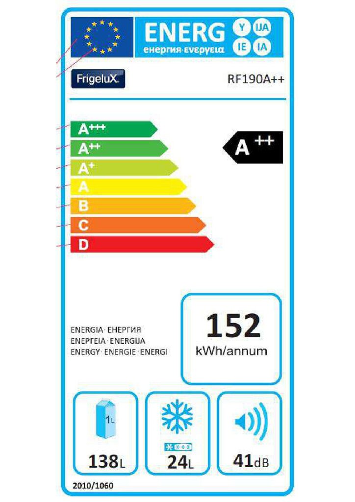 Frigelux RF190A kaina ir informacija | Šaldytuvai | pigu.lt