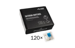 Механические переключатели для клавиатуры Glorious PC Gaming Race Gateron Blue Switches x 120 цена и информация | Клавиатуры | pigu.lt