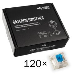 Механические переключатели для клавиатуры Glorious PC Gaming Race Gateron Blue Switches x 120 цена и информация | Клавиатуры | pigu.lt