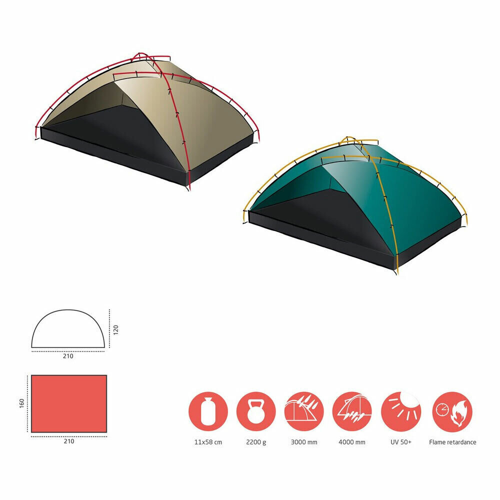 Pavėsinė Grand Canyon Tonto Beach Tent 3, pilka kaina ir informacija | Palapinės | pigu.lt