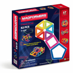 Magnetinis konstruktorius Magformers 62 detalės kaina ir informacija | Konstruktoriai ir kaladėlės | pigu.lt