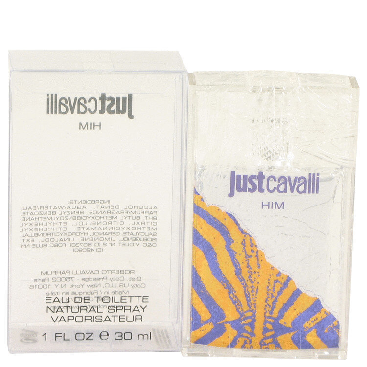 Tualetinis vanduo Roberto Cavalli Just Cavalli Him EDT vyrams, 30 ml цена и информация | Kvepalai vyrams | pigu.lt
