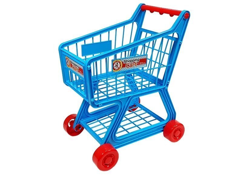 Žaislinis parduotuvės vežimėlis su maisto produktais, 34 dalių kaina ir informacija | Žaislai mergaitėms | pigu.lt