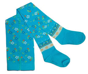 Детские колготки «Цветочный узор» цена и информация | Колготки, носочки для новорожденных | pigu.lt